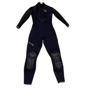 Bare Wetsuit Women 12 Black Velocity 2/3M Knee Pad Scuba Diving Surf Snorkel Zip